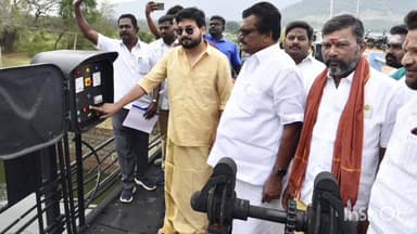 பெரியகுளம்: பொதுமக்கள் குடிநீர் தேவைக்காக மஞ்சளாறு அணையில் இருந்து 5 நாட்களுக்கு கலெக்டர் தண்ணீர் திறந்து வைத்தார்