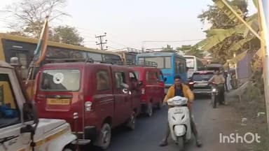 কোচবিহার ১: অভিষেকের সবার শেষ হতে তীব্র যানজট কোচবিহারে