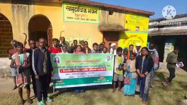 अडकी: बिरबांकी पंचायत के सामुदायिक भवन में किसानों के लिए प्राकृतिक खेती प्रशिक्षण का आयोजन