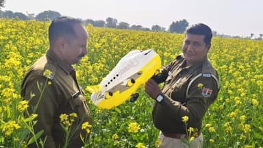 खाजूवाला: 8 केएलडी कुंडल स्थित खेत में मिला पाकिस्तान लिखा गुब्बारा