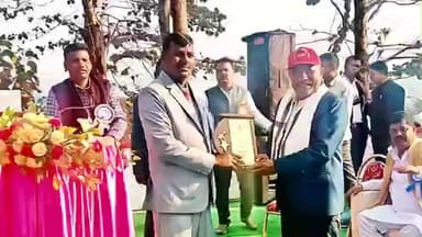 धालभूमगढ़: झारखंड पुलिस एसोसिएशन ने सपन कुमार महतो को किया सम्मानित