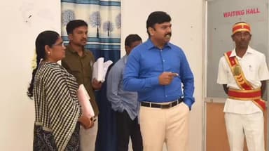 அரூர்: மொரப்பூர் வட்டார வளர்ச்சி அலுவலகத்தில் மாவட்ட ஆட்சித் தலைவர் சதீஷ் ஆய்வு மேற்கொண்டார் .