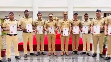 नरखेड: नागपूर ग्रामीण पोलीस दलातील ६६ अधिकारी व अंमलदारांचा सन्मान