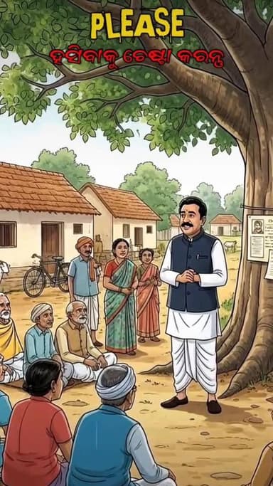 ଆସୁଛି ପୁଣି ଥରେ ପଂଚାୟତ ନିର୍ବାଚନ I ଏହାକୁ ନେଇ ଏକ ସୁନ୍ଦର ଭିଡିଓ I ନେତା ଙ୍କ ଅସଲ ଚିତ୍ର ଭିଡ଼ିଓ ରେ ମାଧ୍ୟମରେ ଦର୍ଶାଯାଇଛି #Odisha #fu...