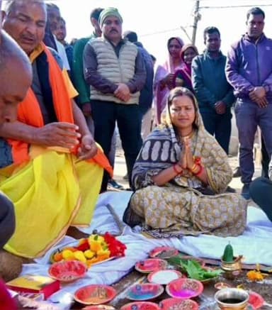 ओडगी: सड़कें बनेंगी विकास का आधार, सूरजपुर में ₹15.50 करोड़ के सड़क कार्यों का शुभारंभ