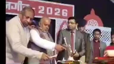 राजगीर: राजगीर में सात दिवसीय राजकीय मकर मेले का मंत्री व सांसद ने किया भव्य शुभारंभ