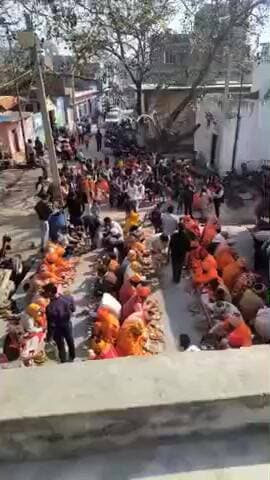 @#मकर संक्रांति के शुभ अवसर पर जाती बाबा मंदिर जुनावई पर भंडारा प्रसाद वितरण