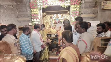 ఐనవోలు: అయినవోలు మల్లికార్జున స్వామి వారిని దర్శించుకున్న కూడా చైర్మన్ వెంకట్ రామ్ రెడ్డి