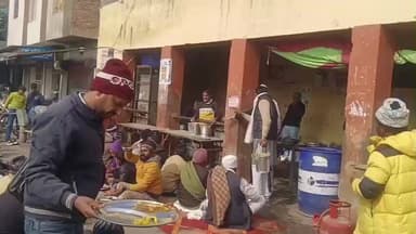 संगरिया: मुख्य बस स्टैंड सहित मकर संक्रांति पर विभिन्न स्थानों पर लगाया गया लंगर