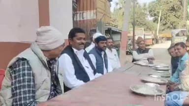 शेरघाटी: शेरघाटी थाना परिसर में दही-चूड़ा भोज का आयोजन, पत्रकार व समाजसेवी हुए शामिल