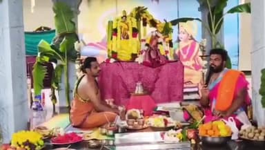 బీర్కూర్: తిమ్మాపూర్ లో తెలంగాణ తిరుమల తిరుపతి దేవస్థానంలో ధనుర్మాస ఉత్సవాల భాగం, అంగరంగ వైభవంగా గోదా రంగనాథ స్వామి కళ్యాణోత్సవం