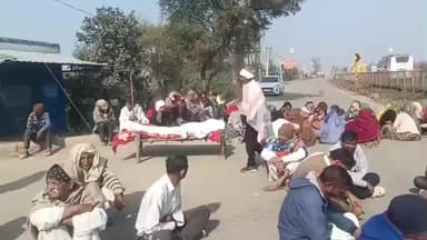 होडल: युवक की मृत्यु पर ग्रामीणों ने शव रखकर किया रोड जाम, DSP ने कांग्रेसी नेता पर मुकदमा दर्ज करने का आश्वासन दिया