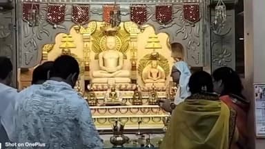 सनावद: सनावद दिगंबर जैन मंदिर में मकर संक्रांति पर 25 अर्घ्य समर्पित कर सम्मेद शिखर जी विधान रचाया