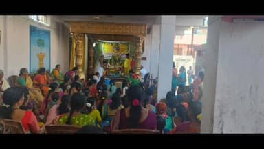 మంథని: రామగిరి లడనాపూర్ గ్రామంలో మంథనిలో వైభవంగా శ్రీ గోదాదేవి రంగనాయక స్వామి కళ్యాణ మహోత్సవం