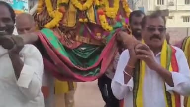 కావలి: కావలి : ఘనంగా శ్రీ వెంకటేశ్వర స్వామి గ్రామోత్సవం