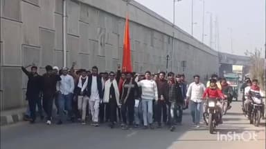 कोल: अकराबाद में हिंदूवादीयों ने मस्जिदों से आने वाली तेज आवाज और अवैध मीट कारोबारियों पर कार्रवाई को लेकर सौंपा ज्ञापन