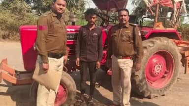 खंडवा नगर: मोटरसाइकिल की किस्त के लिए रोटावेटर चोरी, रामनगर पुलिस ने आरोपी को पकड़ा, रोटावेटर जब्त