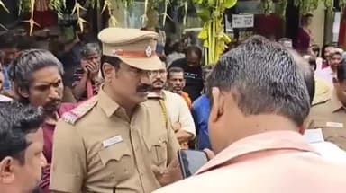 திருச்சி: பஜாரின் தனியார் நிறுவனத்தை கண்டித்து முற்றுகை போராட்டம் நடத்திய தரைக்கடை வியாபாரிகளால் பரபரப்பு காவல்துறை பேச்சு வார்த்தை