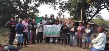 नाला: सांगाजुड़ी गांव में प्रगतिशील किसानों के बीच मुफ्त बीज वितरण किया गया