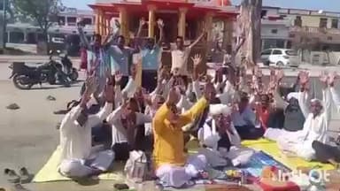 गढ़ी: वजाखरा गांव में शिखर प्रतिष्ठा एवं महारुद्र यज्ञ महोत्सव का भूमि पूजन