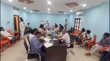 మహదేవ్పూర్: సరస్వతి అంత్యపుష్కరాలకు పకడ్బందీ ఏర్పాట్లు చేయాలి : జిల్లా కలెక్టర్ రాహుల్ శర్మ