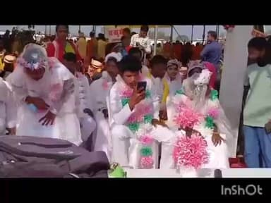 रामानुजगंज: तातापानी में क्रिश्चियन समाज के 5 जोड़ों ने लिया आजीवन साथ का पवित्र संकल्प