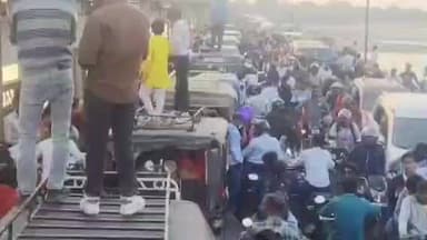 मोहम्मदगंज: मकर संक्रांति मेले के कारण मोहम्मदगंज के भीम चूल्हा स्थल पर पूरे दिन जाम लगा रहा