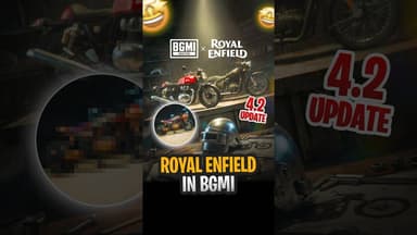 Royal Enfield in BGMI Update 4.2🔥 #bgmi #bgmiupdate #royalenfield #bgmixroyalenfiled