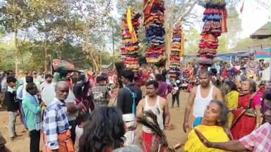 ଖଲ୍ଲିକୋଟ୍: ସାକରପୋଇ ଗ୍ରାମର ମା' ରାହାଣଦେବୀଙ୍କ ପୀଠରେ ଝାମୁ ଯାତ୍ରା ଅନୁଷ୍ଠିତ, ହଜାର ହଜାର ଭକ୍ତଙ୍କ ସମାଗମ