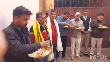 सोनभद्र बंशी सुर्यपुर: पटेल सेवा संघ द्वारा चुड़ा दही भोज का आयोजन