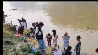 উদয়পুর: পৌষ সংক্রান্তির বিশেষ দিনে কাঁকড়াবন একলায় গঙ্গা পূজোর আয়োজন গোমতী নদীতে জনজাতি অংশের মানুষজনদের