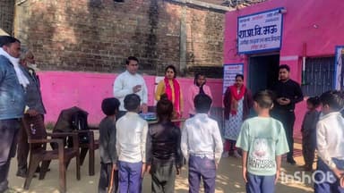 बड़ौदा: मऊ के विद्यालय में हुआ हेल्थ चेकअप, बच्चों को किया जागरूक