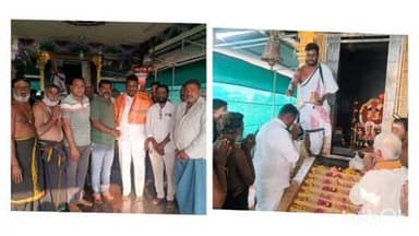 చొప్పదండి: చొప్పదండి అయ్యప్పస్వామి ఆలయంలో మకర విలుక్కు ను పురస్కరించుకుని మంత్రి అడ్లురి లక్ష్మణ్ కుమార్ ప్రత్యేక పూజలు