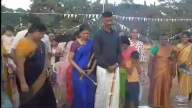 வேலூர்: வேலூர் நேதாஜி விளையாட்டு அரங்கில் பாரம்பரிய கலை நிகழ்ச்சிகளுடன் காவல்துறையினர் உற்சாகமாக பொங்கலை கொண்டாடினார்