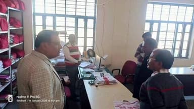 सिणधरी: अतिरिक्त जिला कलेक्टर भुवनेश्वर सिंह चौहान ने सिणधरी में प्रशासनिक व्यवस्थाओं का किया व्यापक निरीक्षण