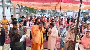 बलौदा: कमरीद गांव में विशाल हिन्दू सम्मेलन कार्यक्रम का आयोजन किया गया, मुख्य अतिथि के रूप में राजेश शर्मा हुए शामिल