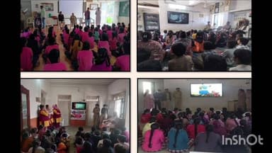 લાઠી: મિશન સ્માઈલ અંતર્ગત દમનગર ,અમરેલી સીટી પોલીસ તેમજ લીલીયા પોલીસ દ્વારા બાળકોને ગુડ અને બેડ ટચ ની સમજ આપી