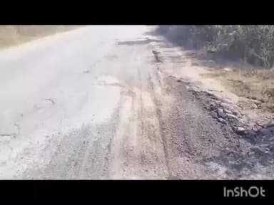 वाड्रफनगर: पैच रिपेयरिंग में झोल, बदहाल सड़क से ग्रामीण परेशान