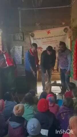 करपी: बसन बीघा गांव में गरीब बच्चों के कल्याण के लिए कार्यक्रम की शुरुआत की गई