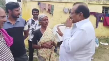 ತಿಪಟೂರು: ಇನ್ನು ಮುಂದೆ 5 ಕೆಜಿ ಅಕ್ಕಿ ಮಾತ್ರ ನೀಡುತ್ತೇವೆ ಅಜ್ಜಿ ಬಳಿ ತಿಪಟೂರು ಶಾಸಕ ಷಡಕ್ಷರಿ ಈ ರೀತಿ ಹೇಳಿದ್ಯಾಕೆ..!?