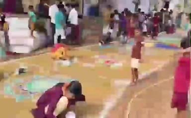 గద్వాల్: క్రిస్టాపురం గ్రామంలో సంక్రాంతి సందర్భంగా ముగ్గుల పోటీలు నిర్వహణ