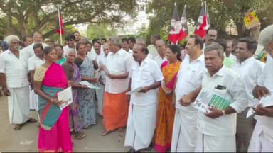 செய்யாறு: கொற்கை கிராமத்தில் அதிமுகவினர் துண்டு பிரசுரங்களை விநியோகம் செய்து அதிமுக ஆட்சியில் செயல்படுத்தப்பட்ட திட்டங்கள் குறித்து எடுத்துக் கூறினார்