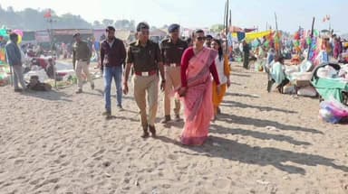 करेली: कलेक्टर और एसपी ने ऐतिहासिक बरमान मेले का निरीक्षण किया