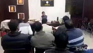 मांडू: उप विकास आयुक्त ने कार्यालय कक्ष में की जिला गंगा समिति की बैठक