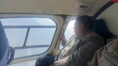 जोशीमठ: फूलों की घाटी में लगी आग को लेकर हेली रेकी कर जुटाई जा रही जानकारी