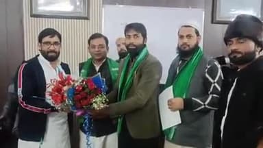 मेहदावल: एमआईएम के प्रदेश सचिव बनाए गए शमशाद आलम, बधाइयों का लगा तांता