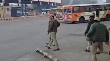 शाहदरा: गणतंत्र दिवस से पहले आनंद विहार आईएसबीटी और नमो भारत स्टेशन पर कड़ी सुरक्षा, पुलिस की व्यापक गश्त