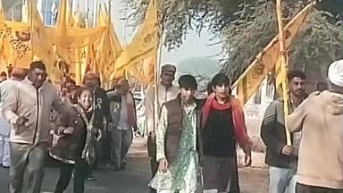 टिब्बी: भक्ति का अनूठा संगम: तलवाड़ा झील से ऐलनाबाद तक भव्य धार्मिक पदयात्रा का आयोजन