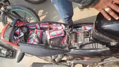 फुलवरिया: श्रीपुर थाना पुलिस ने तीन बाइक के साथ 56 लीटर देशी व विदेशी शराब बरामद की, तस्कर फरार