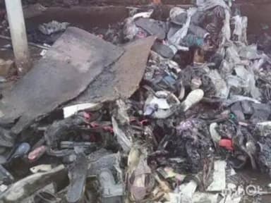 राजूरा: जुते चप्पल दुकानाला भीषण आग लाखोचे नुकसान